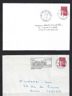 FRANCE 2001 - LUQUET RF . Y&T N° 30 Adhésif T.V.P. Rouge Type (II). Sur 2 Lettres. Avec Anomalies Et/ou Curiosités. TB. - 1997-2004 Marianna Del 14 Luglio