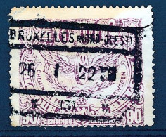 TR  113 -  "BRUXELLES - NORD-OUEST - (3)" - (ref. 37.105) - Afgestempeld