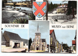 Mussy Sur Seine. Multivues Blason Edit Cim. Photographe. Publicité Kodak - Mussy-sur-Seine