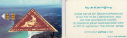 Kap Der Guten Hoffnung TK E04/1991 30.000Expl.** 25€ Edition 1 UK/GB Südafrika TC History Stamps On Phonecard Of Germany - E-Series : D. Postreklame Edition