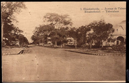 RUANDA URUNDI(1928) Elizabethville. Illustrated Postal Card Of Belgian Congo Overprinted For Use In Ruanda-Urundi. Sepia - Entiers Postaux