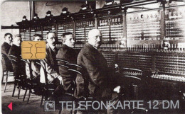 Vermittlungen TK E23/1996 10.000Expl.** 30€ Edition 6 Männer Im Fernsprechamt TC History Communication Phonecard Germany - E-Series: Editionsausgabe Der Dt. Postreklame
