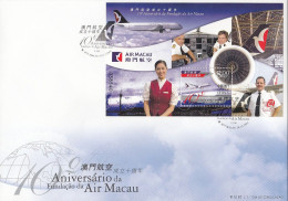 ENB055 - 10º. Aniv Da Fundação Da Air Macau - 28.12.2004 - FDC