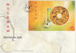 ENB012 - Adornos De Jade - 22.11.2000 - FDC
