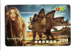 Dinosaure Film Cinéma Movie Carte Prépayée Thaïlande  Card  (R 779) - Thaïlande