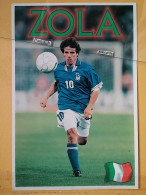 KOV 17-9 - FAMOUS PEOPLE, DES PERSONNES CÉLÈBRES, FOOTBALL, ITALIA, ZOLA - Sportler