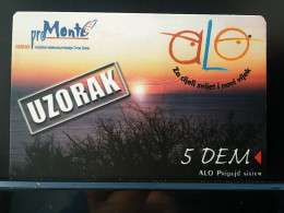 T-263 - MONTENEGRO, TELECARD, PHONECARD,  - Montenegro