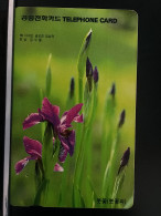 T-279 - KOREA, TELECARD, PHONECARD, FLOWER, FLEUR, - Korea, South