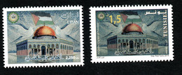 2019- Lebanon - Tunisia - Al-Quds, Capital Of Palestine - Complete Set 1v.MNH** - Moskeeën En Synagogen