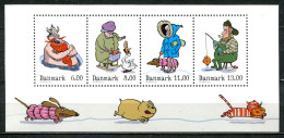 Dänemark Denmark Postfrisch/MNH Year 2011 - Minisheet - Winter Cartoons - Ungebraucht