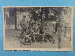 Carte Photo Châtelet Châtelineau Groupe D'ouvriers - Châtelet