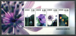 Dänemark Denmark Postfrisch/MNH Year 2011 - Minisheet Flora, Flowers - Ungebraucht