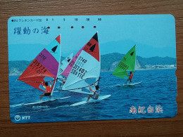 T-358 - JAPAN, Japon, Nipon, TELECARD, PHONECARD,  NTT 331-173, Ship, Navire,  - Boten