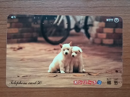 T-375 - JAPAN, Japon, Nipon, TELECARD, PHONECARD, Dog, Chien, NTT 290-554 - Dogs