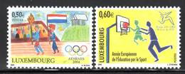 LUXEMBOURG - N°1592/3 ** (2004) Sports - Neufs