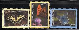 LUXEMBOURG - N°1634/6 ** (2005) Papillons - Unused Stamps