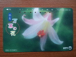 T-383 - JAPAN, Japon, Nipon, TELECARD, PHONECARD, Flower, Fleur, NTT 331-453 - Flowers