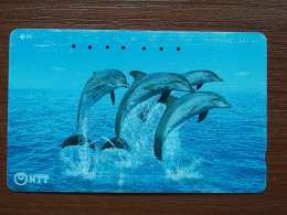 T-389 - JAPAN, Japon, Nipon, TELECARD, PHONECARD, FISH, POISON, NTT 231-236, DOLPHINE, DAUPHINE - Fish