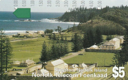 PHONE CARD ISOLE NORFOLK  (E73.32.1 - Ile Norfolk