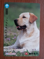 T-398 - JAPAN, Japon, Nipon, Carte Prepayee, Prepaid Card, Dog, Chien - Chiens