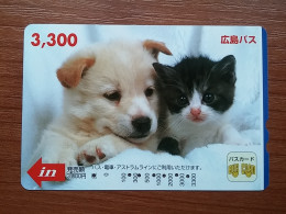 T-399 - JAPAN, Japon, Nipon, Carte Prepayee, Prepaid Card, Dog, Chien, - Dogs