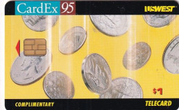 USA - CardEx 95 Maastricht, US WEST Complimentary Telecard, Tirage 1000, 09/95, Mint - [2] Chip Cards