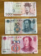 Set Banconote Paesi Orientali - Sonstige – Asien