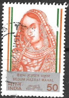 INDIA - 1984 - BEGUM HAZRAT MAHAL  - USATO (YVERT 804 - MICHEL 990) - Gebruikt