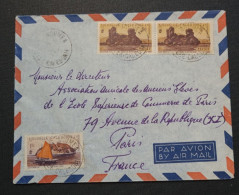 Nouvelle Calédonie Timbres Numéros 265 Et 273×2 Sur Lettre. - Briefe U. Dokumente