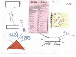 1610c: Österreich ATM- Ausgabe 1988, Portogerechte EF Der 21.00 ÖS (ANK 33.- €) - Machine Labels [ATM]