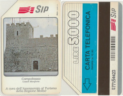 SCHEDA TELEFONICA USATA P143 CAMPOBASSO 5000 PK (423 -TURISTICA - Pubbliche Precursori