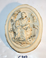 C312 Ancien Bas Relief Religieux - Art Italien - Pièce D'exception - - Art Religieux
