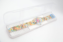 Watches : SWATCH - Sprinkled - Nr. : ASUOW705 - Oversized - Original With Box - Running - Excelent - 2013 - - Watches: Modern