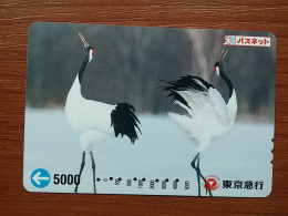 T-430 - JAPAN, Japon, Nipon, Carte Prepayee, Prepaid, Animal, Bird, Oiseau - Other & Unclassified