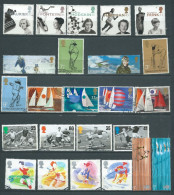 LOT DE 29 TIMBRES DE GRANDE BRETAGNE  Oblitérés, Famille Royale , Héros  Sports Divers -  Aab30503 - Other & Unclassified