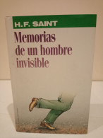 Memorias De Un Hombre Invisible. Harry F. Saint. Círculo De Lectores. 1989. 508 Páginas. - Action, Adventure