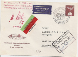 Berlin PU 19 D 2/05 - 25 Pf Bauten II Umschlag Helgoland M. SST Verw - Private Covers - Used