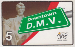 USA - Downtown D.M.V., Star Telecom Network (STN) Prepaid Card 5$, Used - Autres & Non Classés