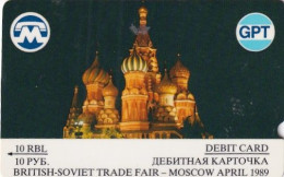 U.S.S.R.(GPT) - St. Basil"s Cathedral, Comstar Telecard, CN : 2GPTA, Tirage 5000, 04/89, Mint - Otros – Europa