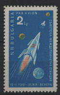 Bulgarien 1961 - Mi-Nr. 1233 ** - MNH - Raumfahrt / Space - Ungebraucht