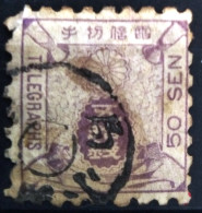 JAPON                          TELEGRAPHE  9                     OBLITERE         2° CHOIX - Telegraph Stamps