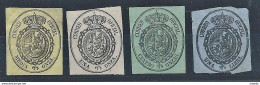 LOTE 1812   ///   (C125)  ESPAÑA EDIFIL Nº 35/38 - MICHEL Nº: 5/8   NUEVOS SIN GOMA CON CHARNELA *** LIQUIDATION **** - Neufs