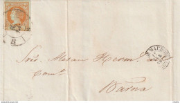 LOTE 1811 // (C210) ESPAÑA 1859-CARTA-PREFILATELIA. LUNEL A MONTPELLIER (FRANCIA). Fechador LUNEL - Covers & Documents