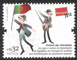 Portugal – 2010 Republic Centenary 0,32 Used Stamp - Oblitérés