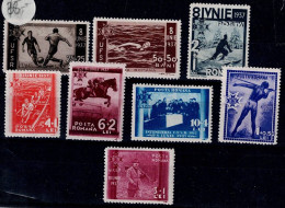 ROMANIA 1937 SPORT MI No 528-35 MNH VF!! - Unused Stamps