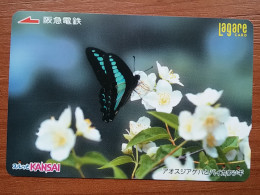 T-442 - JAPAN, Japon, Nipon, Carte Prepayee, Prepaid Card, Animal, Butterfly, Pappilon - Andere & Zonder Classificatie