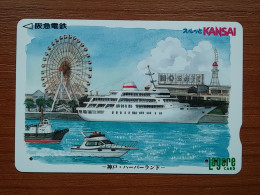 T-452 - JAPAN, Japon, Nipon, Carte Prepayee, Prepaid Card, Ship, Navire - Bateaux