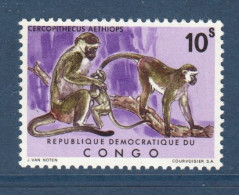 Congo République Démocratique, **, Yv 785, Mi 432, Vervet (Cercophitecus Aethiops), Singe, - Neufs