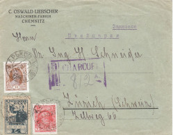 Russia USSR Ukraine 1929 Registered Cover Kharkov -> Zürich Switzerland 7+10+14 Kop Pioneer Mi 364 (x80) - Briefe U. Dokumente