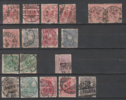 Allemagne > Empire Lot Timbres ,belle Oblitération - Gebruikt